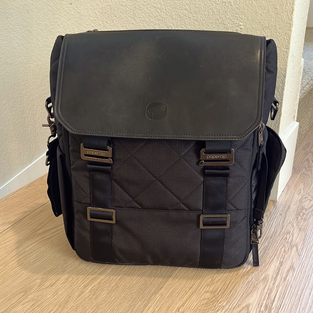 PAPERCLIP The Willow: Diaper Bag Backpack with Changing Station
